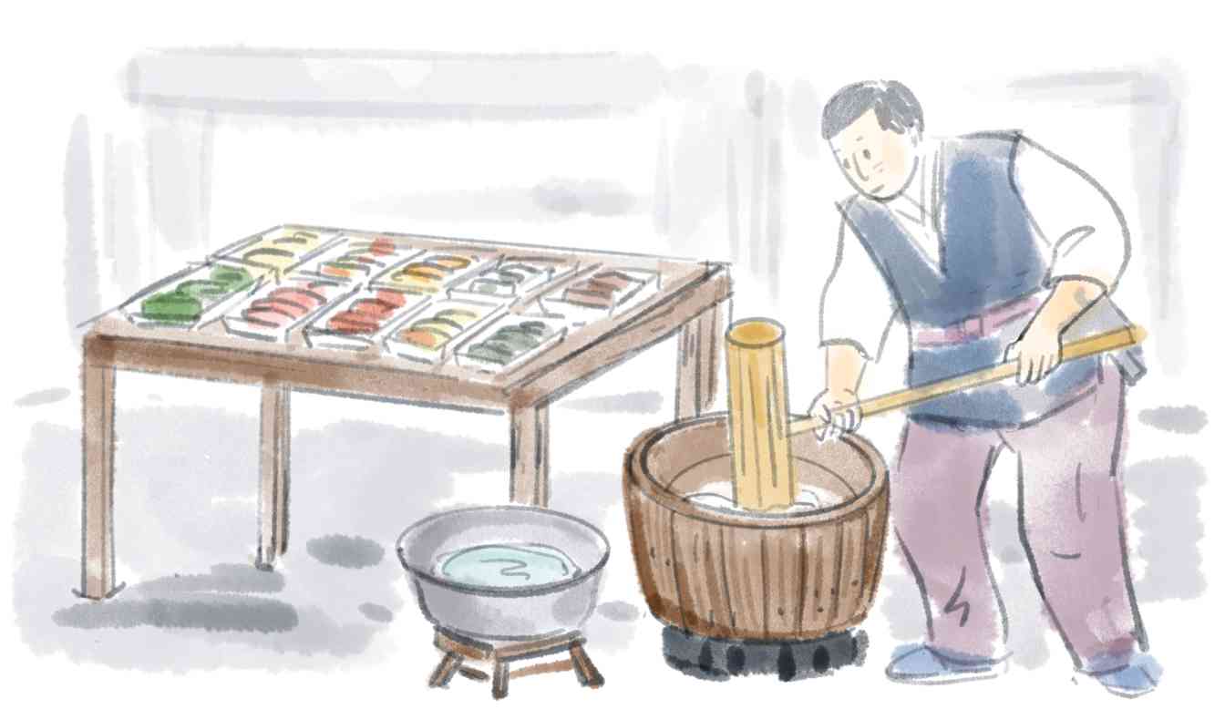 丹东打糕非遗手工捶打，传承百年风味 - 耀途希冀旅游网