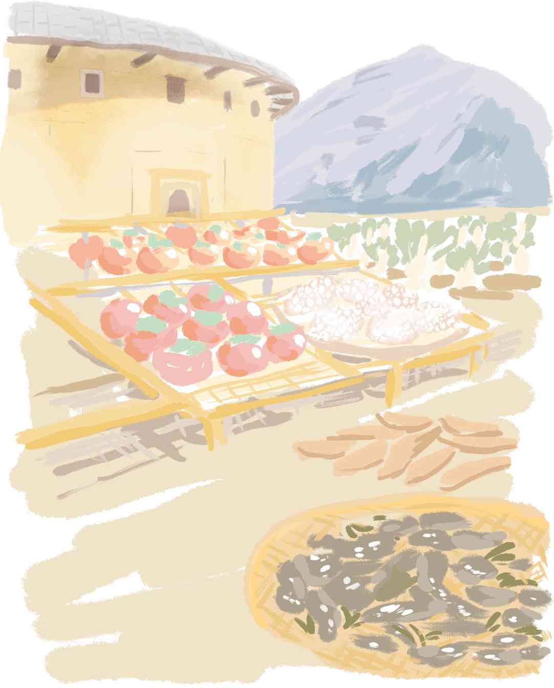 永定冬晒：客家人冬月里的美食盛宴(图1)