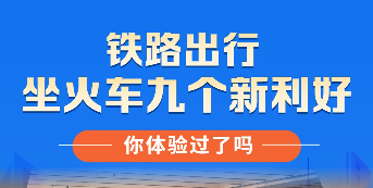 坐火车九个新利好政策提升出行体验 - 耀途希冀旅游网