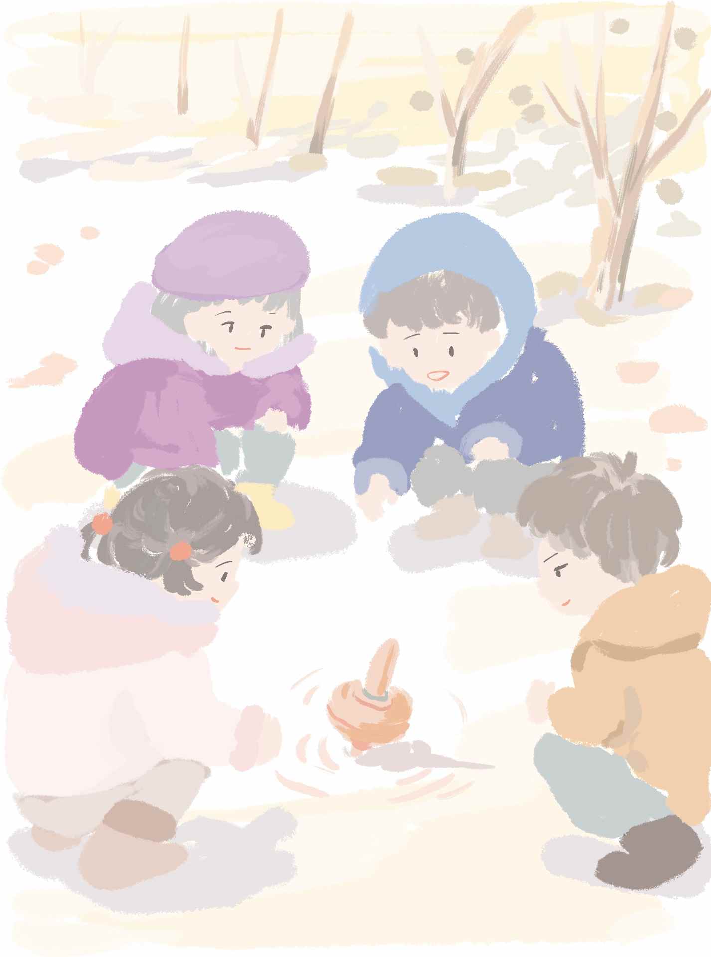 赣南冬日趣事:雪虽缺席,陀螺文化温暖童年回忆(图1) 赣南冬日趣事:雪虽缺席,陀螺文化温暖童年回忆(图1)