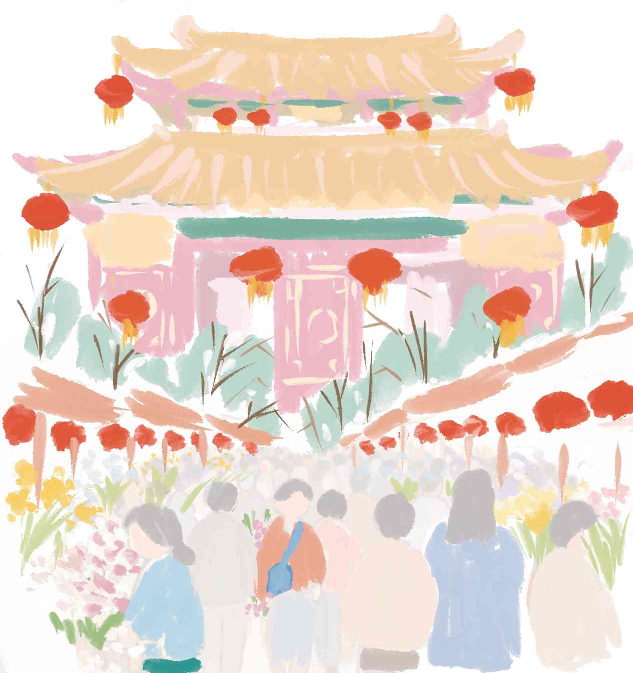 行花街:广府迎春民俗的文化传承与现代变迁(图1) 行花街:广府迎春民俗的文化传承与现代变迁(图1)
