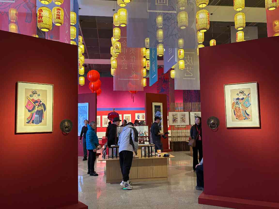 非遗年画展融合传统与现代演绎新春文化(图4)