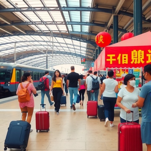 旅游市场热度攀升 多元玩法助力假期出行(图1) 旅游市场热度攀升 多元玩法助力假期出行(图1)