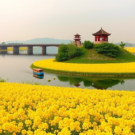 苏州阳澄湖莲花岛油菜花浪漫之旅(图5) 苏州阳澄湖莲花岛油菜花浪漫之旅(图5)
