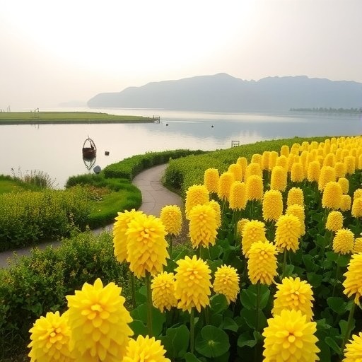 春日漫步阳澄湖莲花岛 油菜花海与湖鲜盛宴(图5)