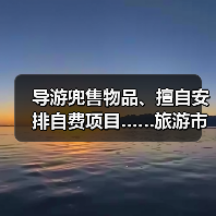 导游兜售物品、擅自安排自费项目……旅游市场强制消费问题典型案例（第二批）公布 - 耀途希冀旅游网