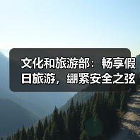 文化和旅游部：畅享假日旅游，绷紧安全之弦(图3)