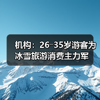 机构：26―35岁游客为冰雪旅游消费主力军 - 耀途希冀旅游网