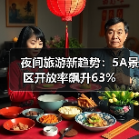 夜间旅游新趋势:5A景区开放率飙升63%(图3) 夜间旅游正如何重塑城市消费?黄金4小时藏着新机遇(图3)