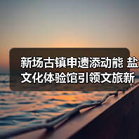 新场古镇申遗添动能 盐文化体验馆引领文旅新风(图4) 新场古镇申遗添动能 盐文化体验馆引领文旅新风(图4)