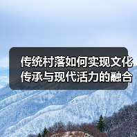 传统村落如何实现文化传承与现代活力的融合(图4) 传统村落保护如何实现活态传承与现代发展?(图4)
