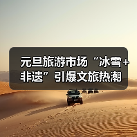 元旦旅游市场“冰雪+非遗”引爆文旅热潮(图3)