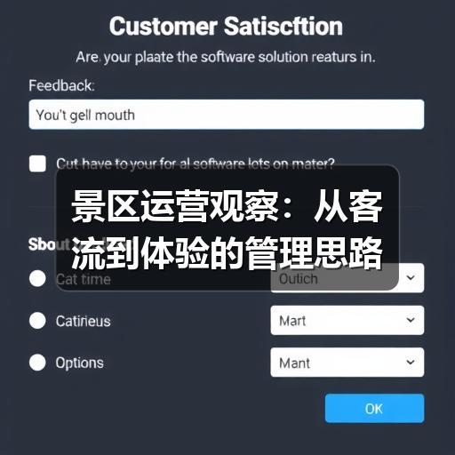 景区运营观察:从客流到体验的管理思路(图1) 景区运营观察:从客流到体验的管理思路(图1)