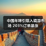 中国年味引爆入境游市场 203%订单暴涨(图2) 2025春节旅游市场年味新体验 入境游爆发带动消费升级(图2)