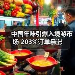 中国年味引爆入境游市场 203%订单暴涨(图3) 2025春节旅游市场年味新体验 入境游爆发带动消费升级(图3)