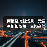 票根经济新场景:凭票享折扣权益,文旅商体展深度联动(图2) 票根经济新场景:凭票享折扣权益,文旅商体展深度联动(图2)
