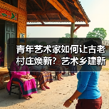 青年艺术家如何让古老村庄焕新?艺术乡建新实践(图3) 青年艺术家如何让古老村庄焕新?艺术乡建新实践(图3)