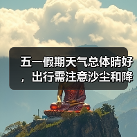 五一假期天气总体晴好,出行需注意沙尘和降雨(图4) 五一假期天气提示:出行需注意哪些事项?(图4)