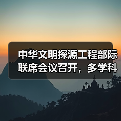 中华文明探源工程部际联席会议召开,多学科攻关破解文明密码(图4) 中华文明探源工程部际联席会议召开,多学科攻关破解文明密码(图4)