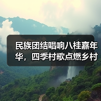 民族团结唱响八桂嘉年华,四季村歌点燃乡村振兴(图2) 广西三月三节点燃乡村文化新活力(图2)