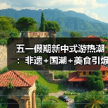 五一假期新中式游热潮:非遗+国潮+美食引爆旅游消费(图2) 五一假期新中式游热潮:非遗+国潮+美食引爆旅游消费(图2)