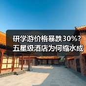 研学游价格暴跌30%?五星级酒店为何缩水成三星?(图2) 研学游价格暴跌30%?五星级酒店为何缩水成三星?(图2)