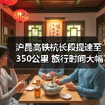 沪昆高铁杭长段提速至350公里 旅行时间大幅压缩(图2) 沪昆高铁杭长段提速至350公里 旅行时间大幅压缩(图2)
