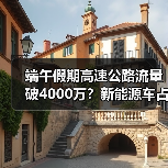 端午假期高速公路流量破4000万?新能源车占比超20%(图3) 端午假期高速公路流量破4000万?新能源车占比超20%(图3)