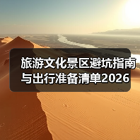 旅游文化景区避坑指南与出行准备清单2026(图2) 旅游文化景区避坑指南与出行准备清单2026(图2)