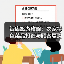 饭店旅游攻略:农家特色菜品打造与顾客复购提升方法(图3) 饭店旅游攻略:农家特色菜品打造与顾客复购提升方法(图3)