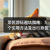 景区游玩避坑指南:5个实用方法及出行准备清单(图3) 景区游玩避坑指南:5个实用方法及出行准备清单(图3)