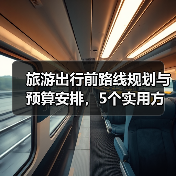 旅游出行前路线规划与预算安排，5个实用方法 - 耀途希冀旅游网