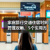 家庭旅行交通住宿时间管理攻略，5个实用方法解决出行难题(图3)