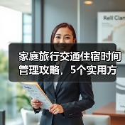 家庭旅行交通住宿时间管理攻略，5个实用方法解决出行难题(图4)