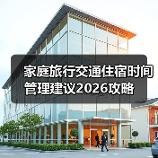 家庭旅行交通住宿时间管理建议2026攻略(图3) 家庭旅行交通住宿时间管理建议2026攻略(图3)