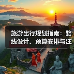 旅游出行规划指南：路线设计、预算安排与注意事项2026 - 耀途希冀旅游网