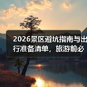 2026景区避坑指南与出行准备清单，旅游前必看(图3)