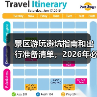 景区游玩避坑指南和出行准备清单，2026年必备攻略 - 耀途希冀旅游网