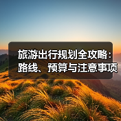 旅游出行规划全攻略:路线、预算与注意事项(图1) 旅游出行规划全攻略:路线、预算与注意事项(图1)