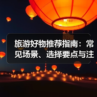 旅游好物推荐指南:常见场景、选择要点与注意事项(图2) 旅游好物推荐指南:常见场景、选择要点与注意事项(图2)
