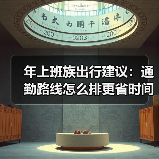 年上班族出行建议：通勤路线怎么排更省时间